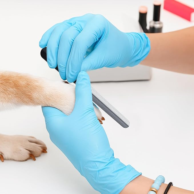 VIWIK Dog Nail Trimmers for Large Medium Dogs, Cats, Professional Dog Nail Clippers with File Quick Sensor & Safety Guard to Avoid Overcutting, Pet Claw Paw Clipper for Grooming with Toenail File Blue