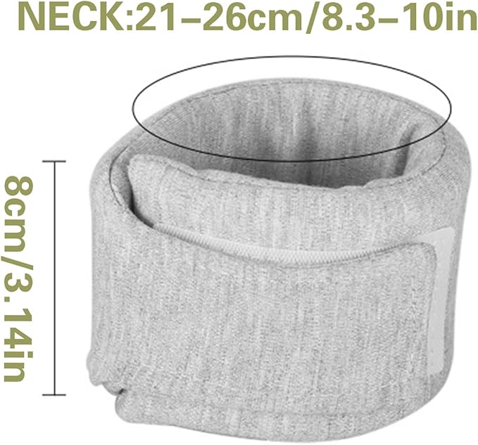 Cat Neck Brace, Breathable & Adjustable Cone Collar After Surgery Recovery Anti-Scratch Anti-Lick Protection, Cat Cone Collar for Small Medium Dogs Puppies Kittens (Grey, S)