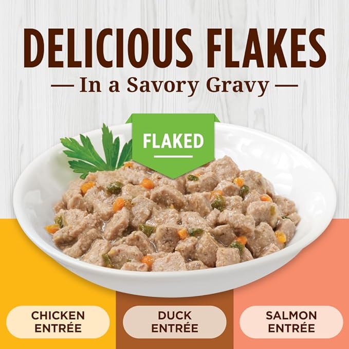 Instinct Flaked Entrée Wet Canned Cat Food - Variety Pack, 3 oz. Cans (Pack of 12)