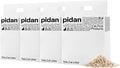 pidan Tofu Cat Litter Clumping,Flushable,Ultra Absorbent and Fast Drying, 100% Natural Ingredients Litter,Solubility in Water,Really Dust-Free,Less Scattering (5.3lb×4bags)