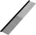 Ryan's Pet Supplies Paw Brothers Greyhound Style Teflon Comb for Dogs, Professional Grade, True Teflon, Fine/Medium, Ergonomic Handle, 7.5 in.