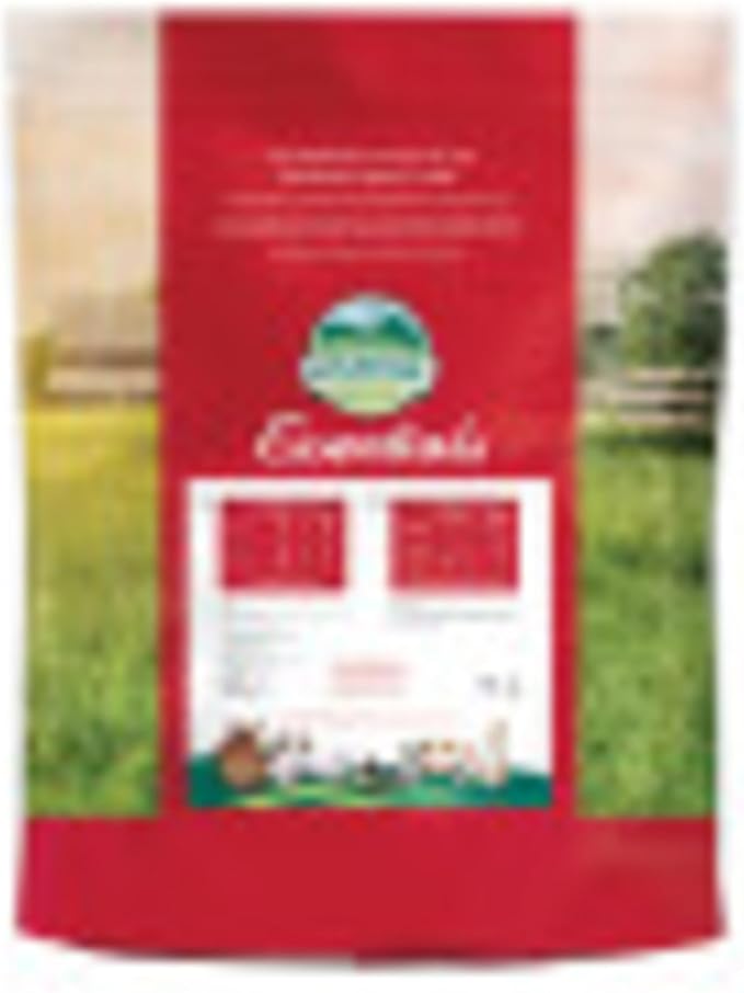 Oxbow Essentials Rabbit Food, Young, Made Alfalfa for Rabbit, Pet Pellets with Vitamins & Minerals, Small Animal Pet Products, Bunny Food, Made in USA, High Fiber, 25 lb. Bulk Bag