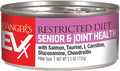 Evanger’s EVX Restricted Diet Senior and Joint Health Canned Cat Food – 24 Count, 5.5 oz Cans Each – Salmon with Taurine, L Carnitine, Glucosamine & Chondroitin – Grain Free Pâté Style