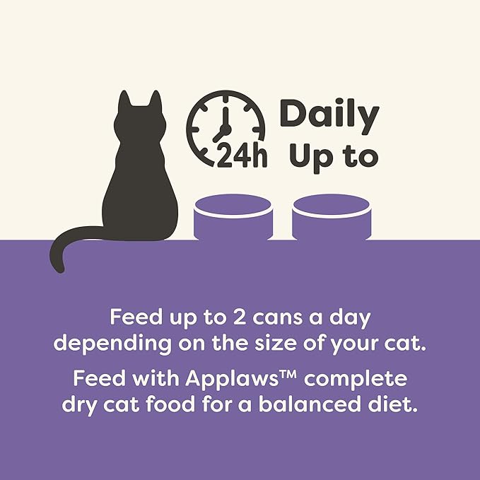 Applaws Natural Wet Cat Food in Gravy, Limited Ingredient, Grain-Free, No Artificial Cat Food Cups, Fish Selection in Gravy (18x 2.12 oz Cups)
