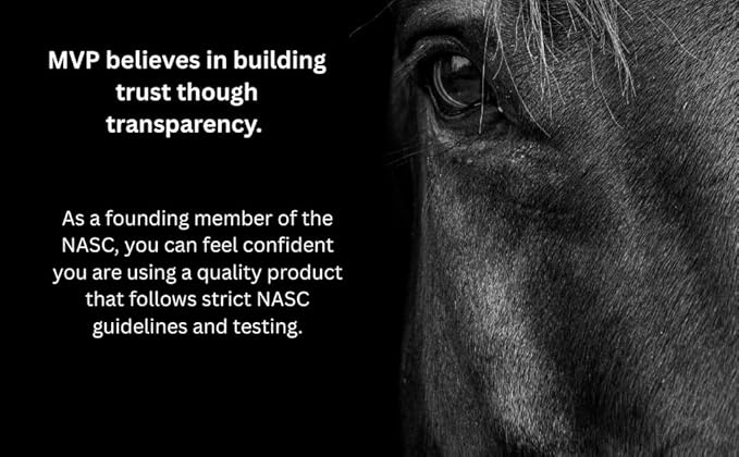 MVP Exceed 6-Way (16lb) High Level Performance Horse Support Pellets. Joint, hoof, Hair, gastric, Digestion and Muscle Support.