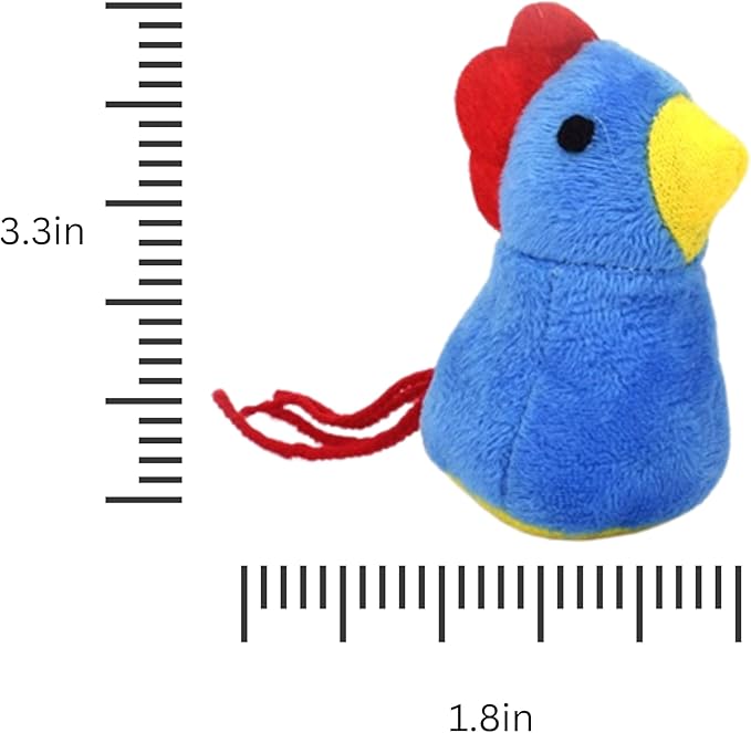 Catnip Cat Toy, 2 Pack Chicken Bird Interactive Chew Kicker Toys, cat Toys for Indoor Cats, Boredom Relief Kitten Exercise, Soft Durable for All Breed