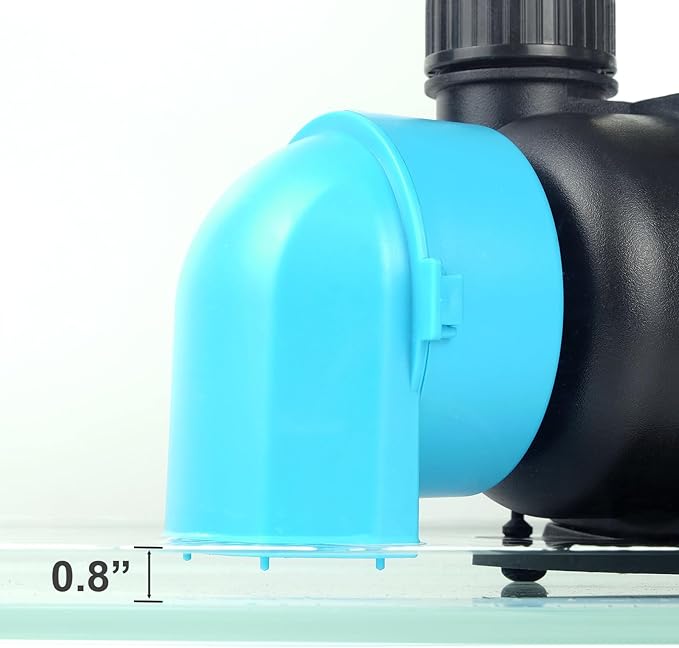 3450GPH Aquarium Return pump with LCD display controller, DC 24V 95W aquarium pump for saltwater freshwater aquarium,fish tank,sump,20 speeds ECO Quiet Submersible and inline pump