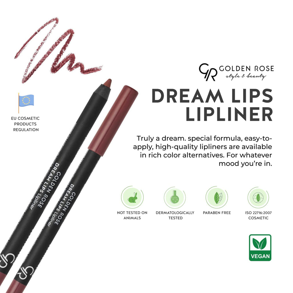 Golden Rose Dream Lips Lipliner 516 - Precise Lipliner for Defined Lips