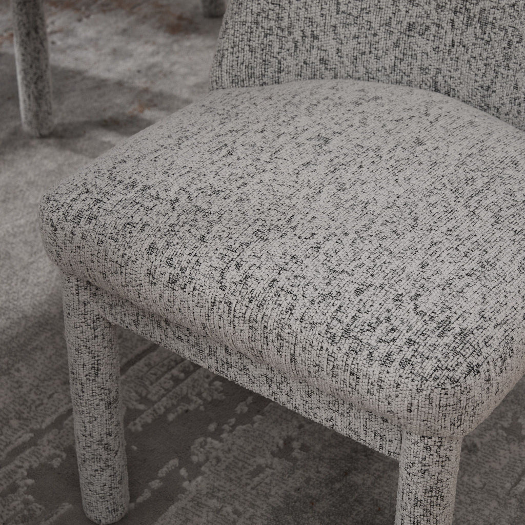 Wide Minimalist Dining Chair