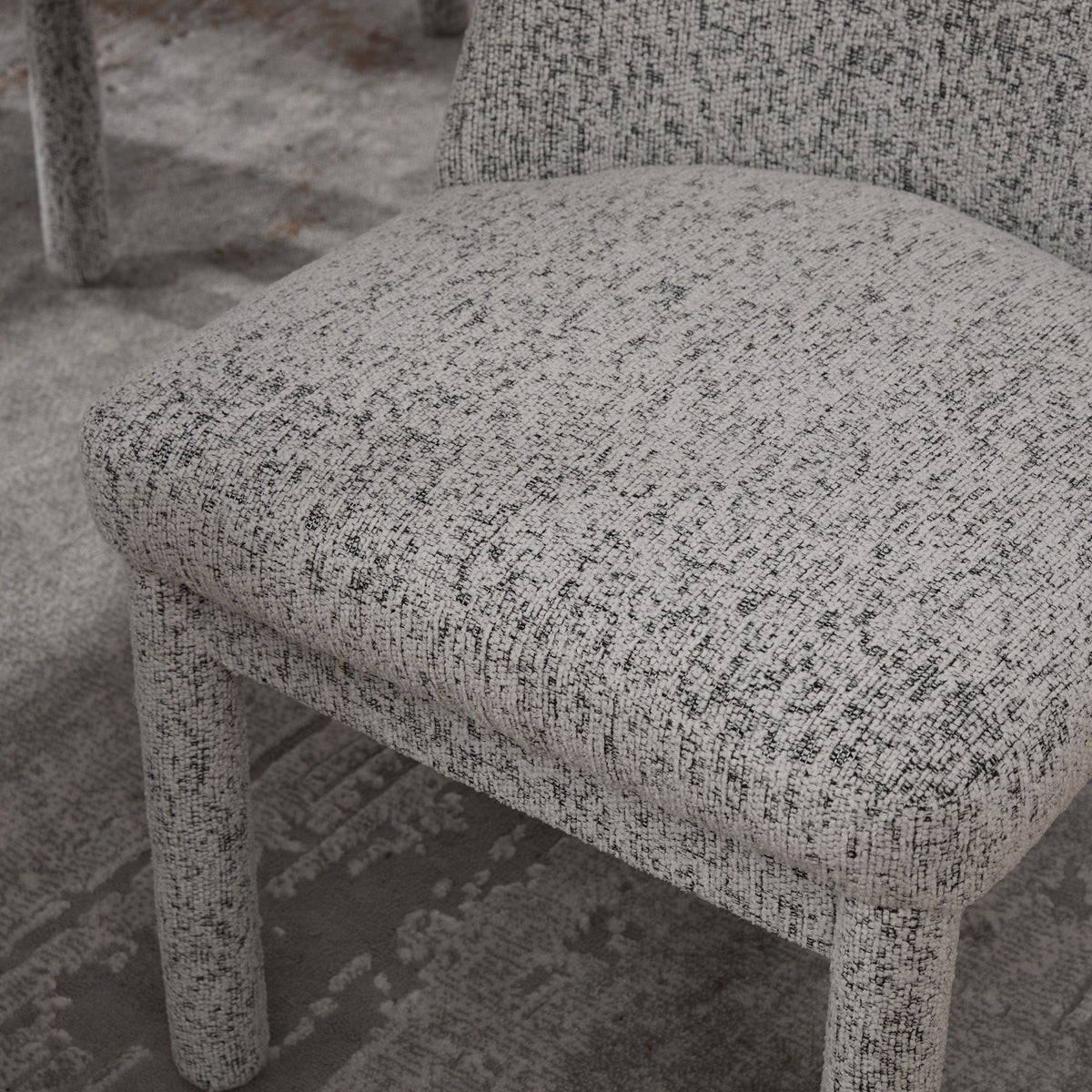 Wide Minimalist Dining Chair