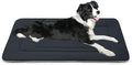 JoicyCo Soft Dog Bed Crate Pad Mat, 36 in Non-Slip Bottom Washable for Medium and Large Dogs, Pet Mattress Kennel Pad, Dark Gray