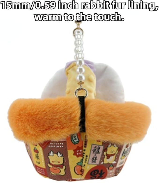 Sugar Glider Carrier Cage with Warm Nest, Cushion, Mat and Safe Lock, Portable Cages with Chain, Small Animals Travel Carrier Plastic Breathable Outgoing Box for Hamsters (Purple)