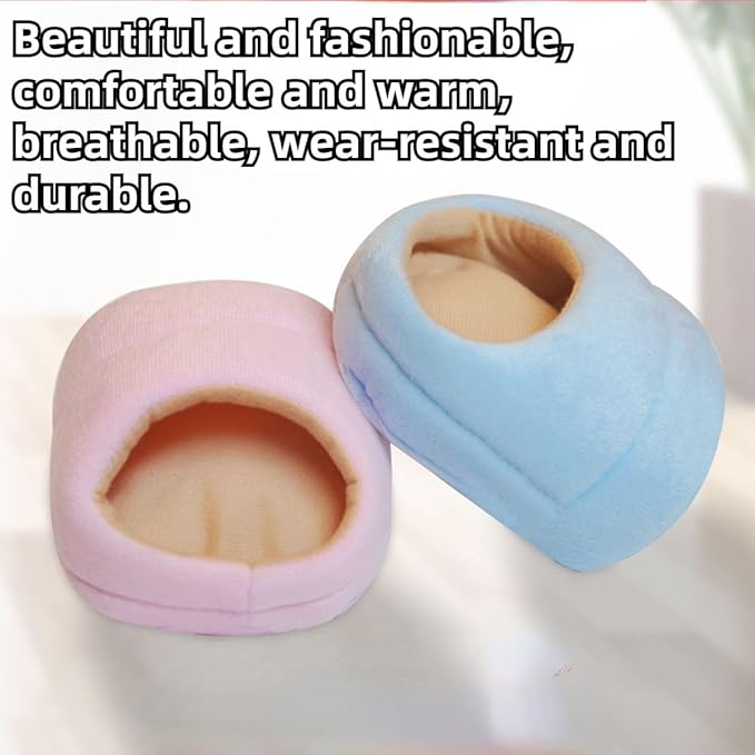 Rat Hamster House Bed Winter Warm Small Pet Squirrel Hedgehog Chinchilla Rabbit Guinea Pig Bed House Cage Nest Hamster Accessories (Pink,Large)