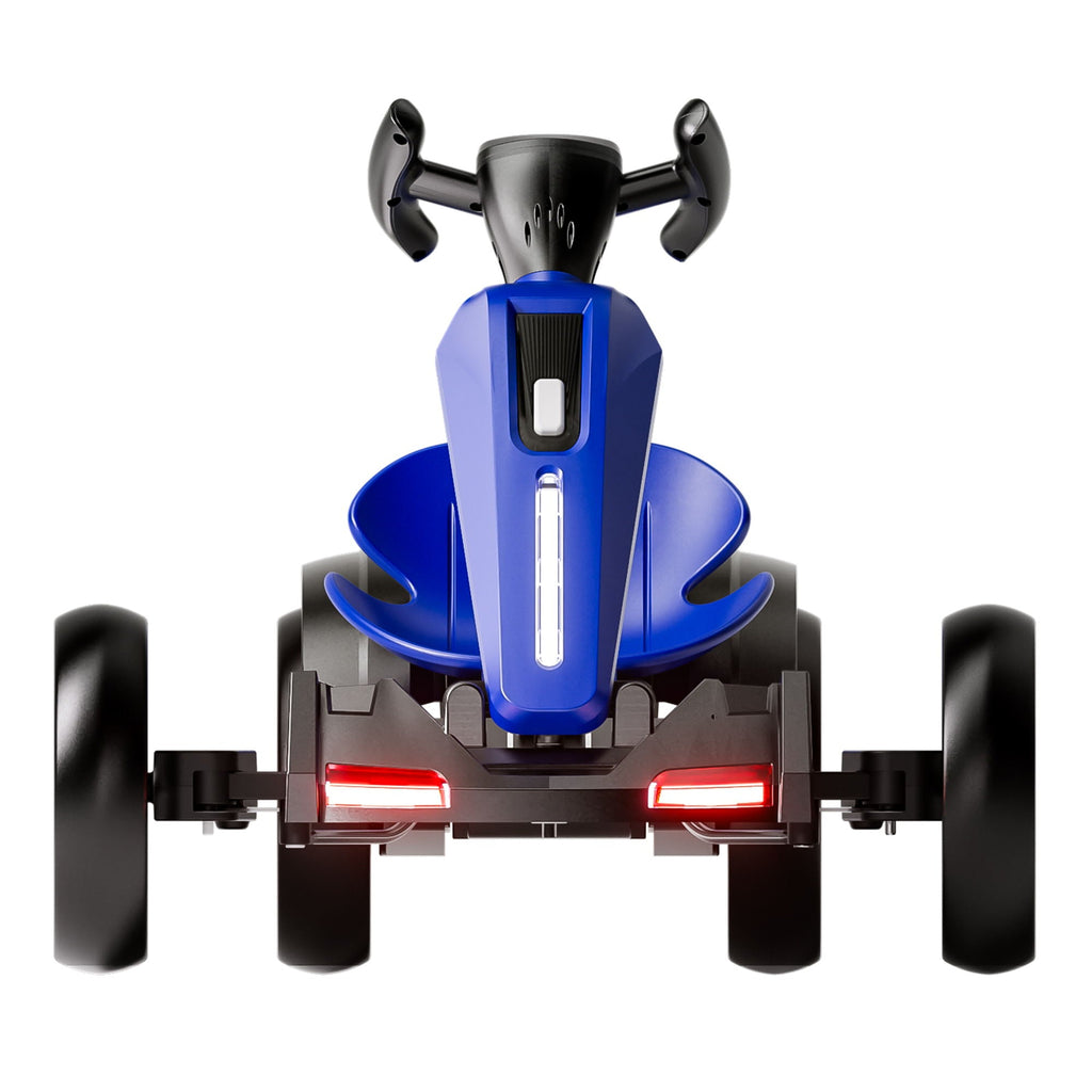 Electric Kids Pedal Go Kart With Adjustable Seat, Foldable Design
