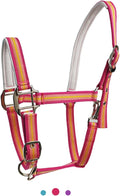 JWODVNTH Adjustable Horse Halter with PP Webbing, Durable Horse Halters with Zinc Alloy Hardware, Horses Training Equipment to Prevent Friction for Training, Competitions ＆ Daily