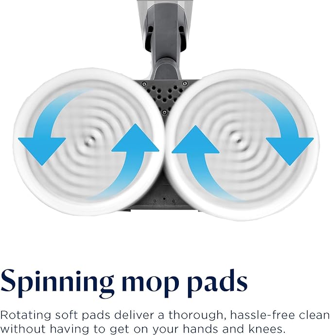Bissell® SpinWave Hard Floor Expert Corded Spin Mop Cleaner with Washable mop Pads for Sealed Hard Floors, 20393
