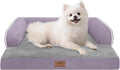 Small Dog Bed Orthopedic Washable Cat Bed Memory Foam Couch Sofa Comfy Pet Beds with Waterproof Removable Cover & Non-Slip Bottom