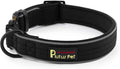 Plutus Pet Tactical Dog Collar, Reflective, Adjustable Heavy Duty Dog Collar, Soft Padded and Comfortable, for Small Medium and Large Dogs (Black, XS)