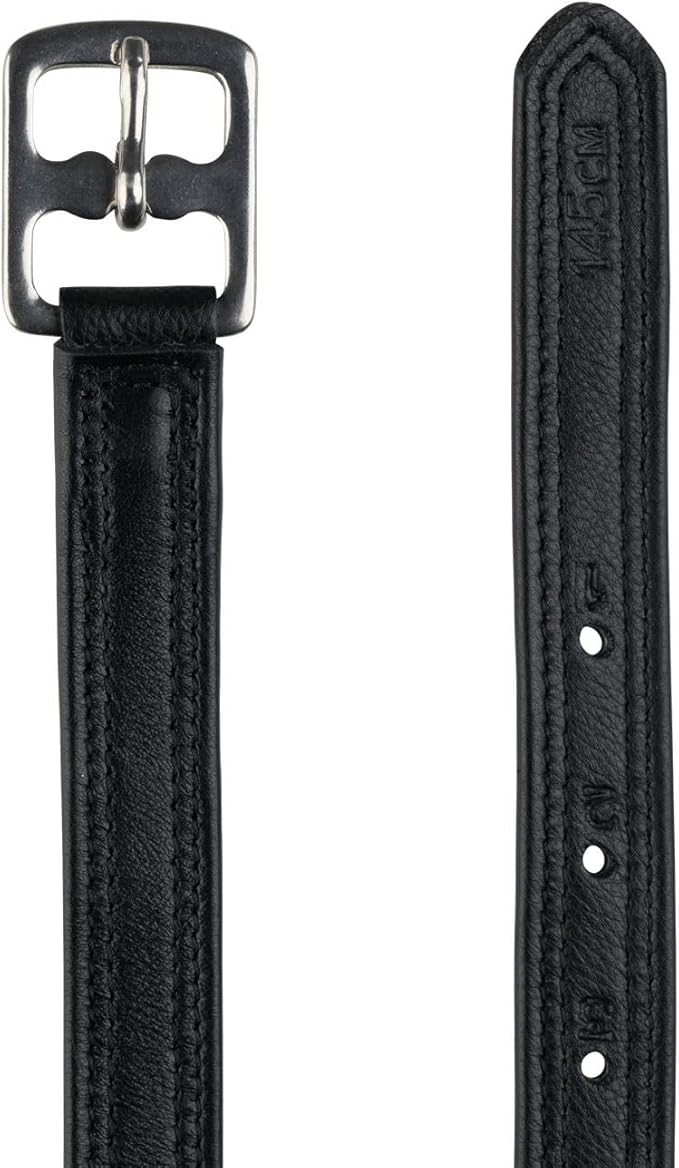 HORZE Double Stitched Adjustable Stirrup Leathers with Nylon (Pair)