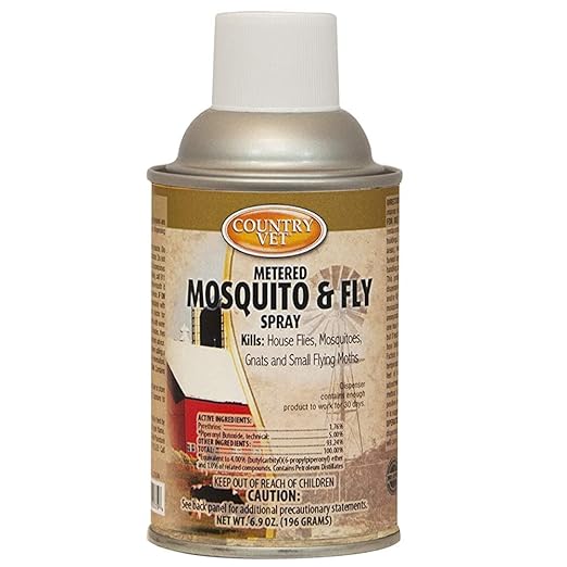 Metered Mosquito and Fly Spray 6.4 oz cans 342033CVA (Case of 12) Dispenser NOT Included