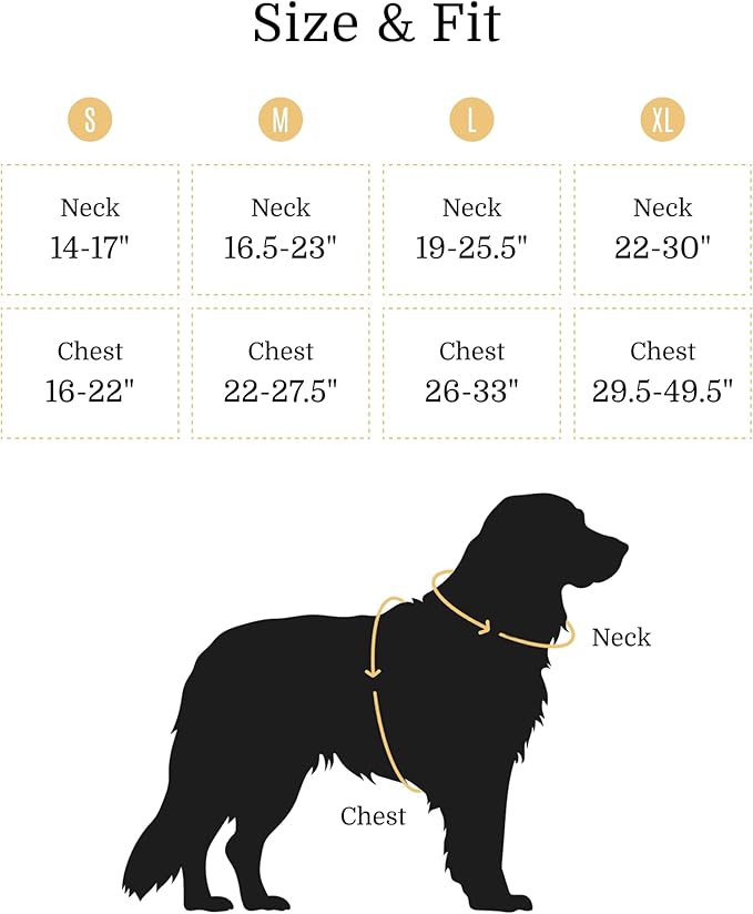 2025 New Edition, Fei & Eve MagEase Dog Harness - 3-Second Magnetic Buckles | 3-Point No-Pull Control | Heavy-Duty 900D Nylon | Dual Safety Handles | Breathable Mesh | Adjustable Fit, Large, Champagne