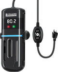 Electronic Aquarium Heater, 300W Small Fish Tank Heater, Adjustable Submersible Heater PID Temperature Control with LED Digital, Water Dry Automatic Shut Off for Fresh Seawater