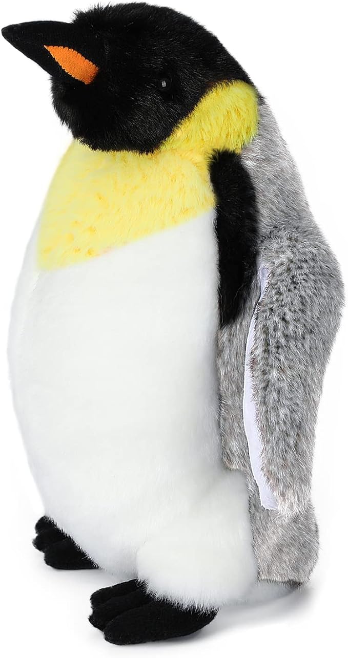 Penguin Plush Toy, 10" Stuffed Animal Small Plushie Doll, Soft Fluffy Like Real Penguin Hugging Toy - Present for Every Age & Occasion
