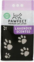 Lavender Scented Clumping Cat Litter – 9.6 lb / 5L, Lightweight, Dust-Free, Strong Odor Control, Turkish White Bentonite