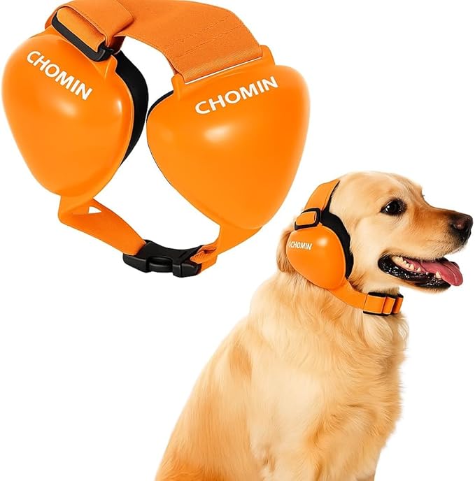 Dog Ear Muffs for Noise Protection, 29dB NRR Dog Earmuffs, Noise Cancelling Headphones for Dogs