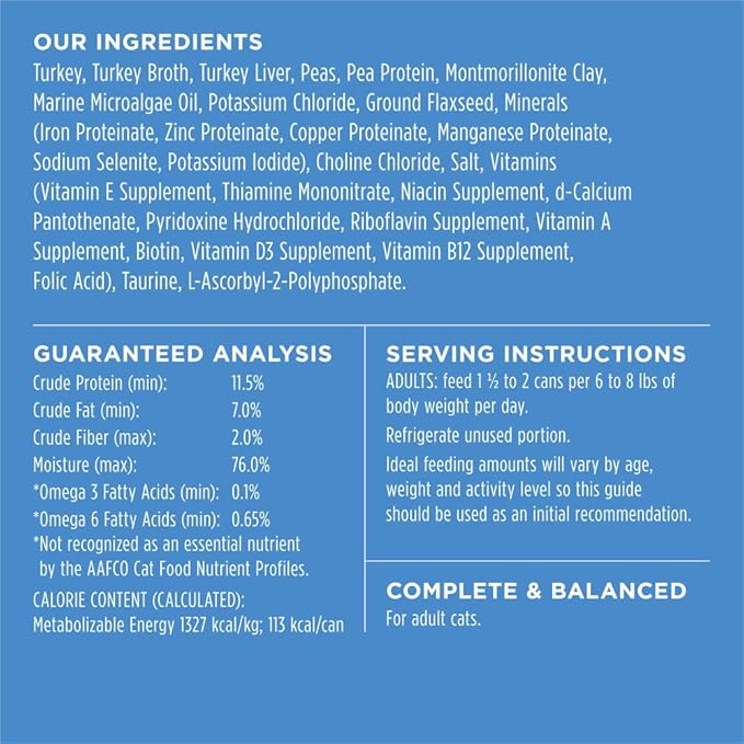 Instinct Limited Ingredient Diet, Natural Wet Cat Food, Grain Free Recipe - Real Turkey, 3 oz. Cans (Pack of 24)