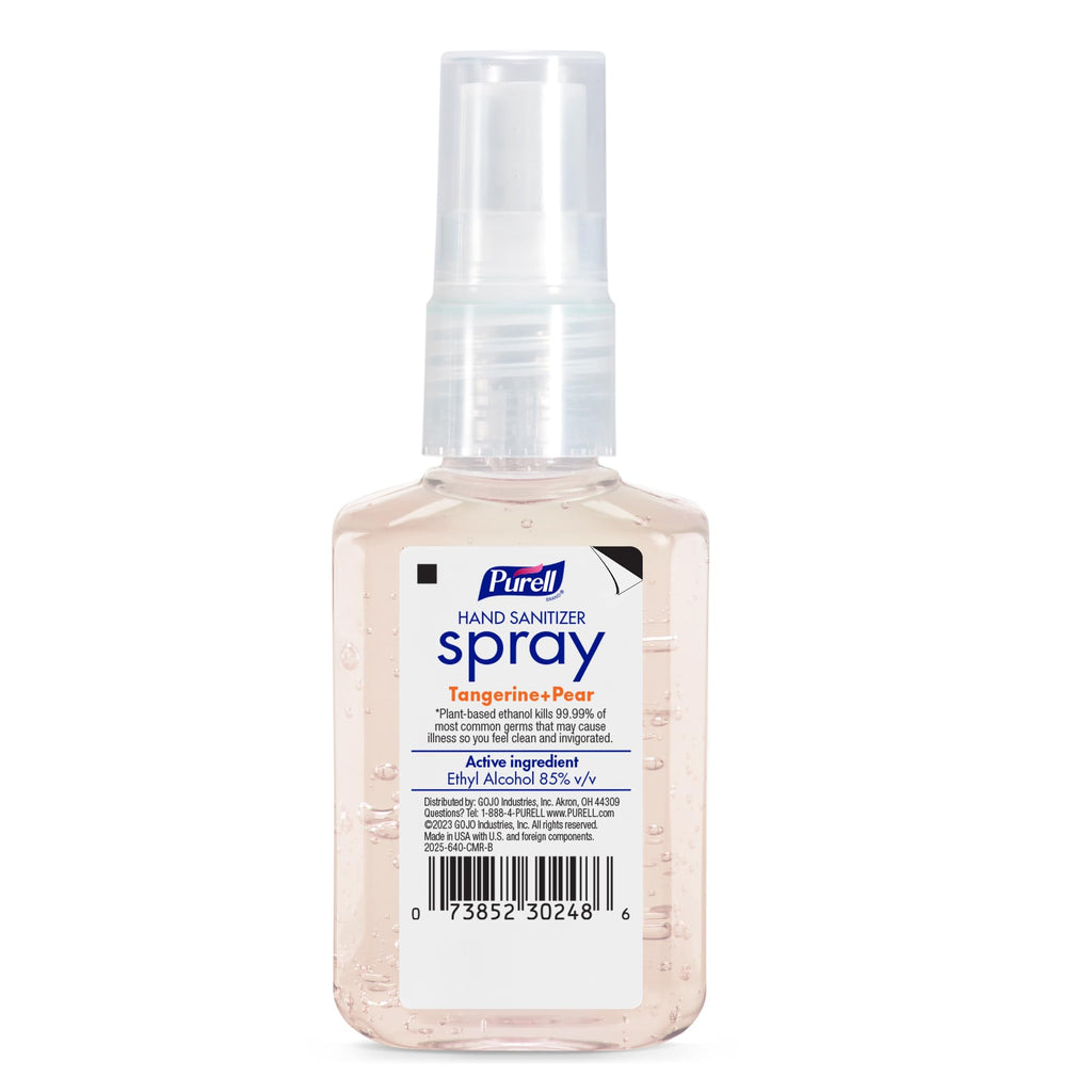 PURELL Hand Sanitizer Spray, Infused with Essential Oils, Scented Variety Pack, 2 fl oz Travel-Size Bottle (Pack of 6) - 2026-04-ECMP
