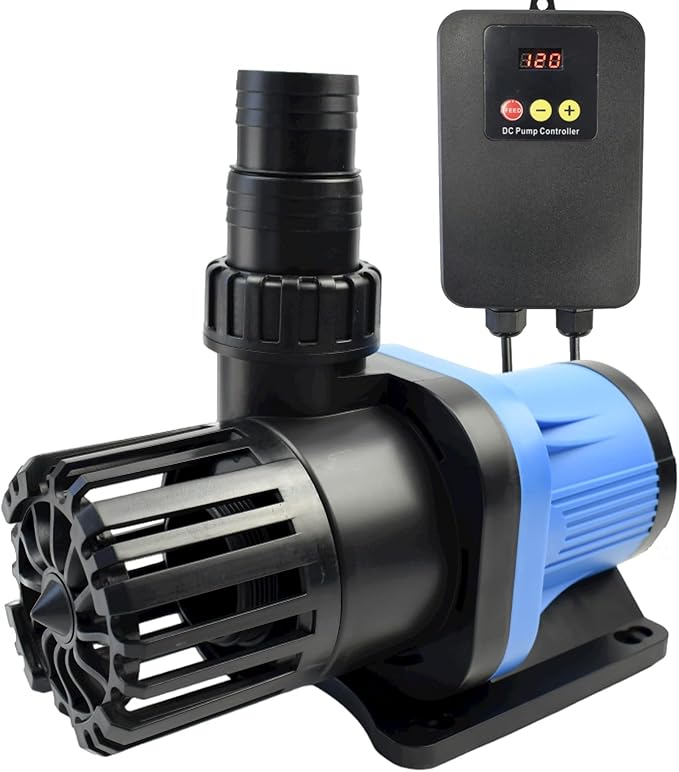 CONQUERALL 5280GPH 130W DC 36V 22.9ft Water Pump Pond Pump Return CHS-20000 Submersible and Inline Running Controller for Aquaculture Oxygenation, Koi Farm,Fish and Shrimp Farming Warranty-3Year