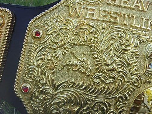 Fandu Belts Adult Replica Big Gold Wrestling Championship Belt Title
