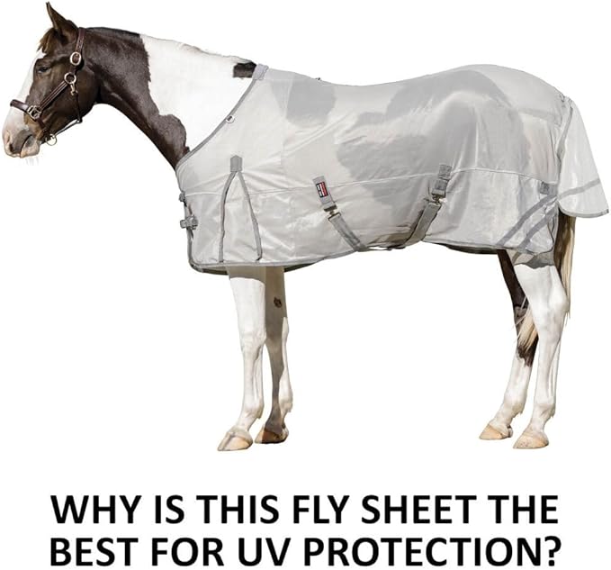 Schneiders Soft Interlock Mesh II Horse Fly Sheets | Superior UV & Insect Protection | Versatile Euro Fit Option | Reflective Safety Design