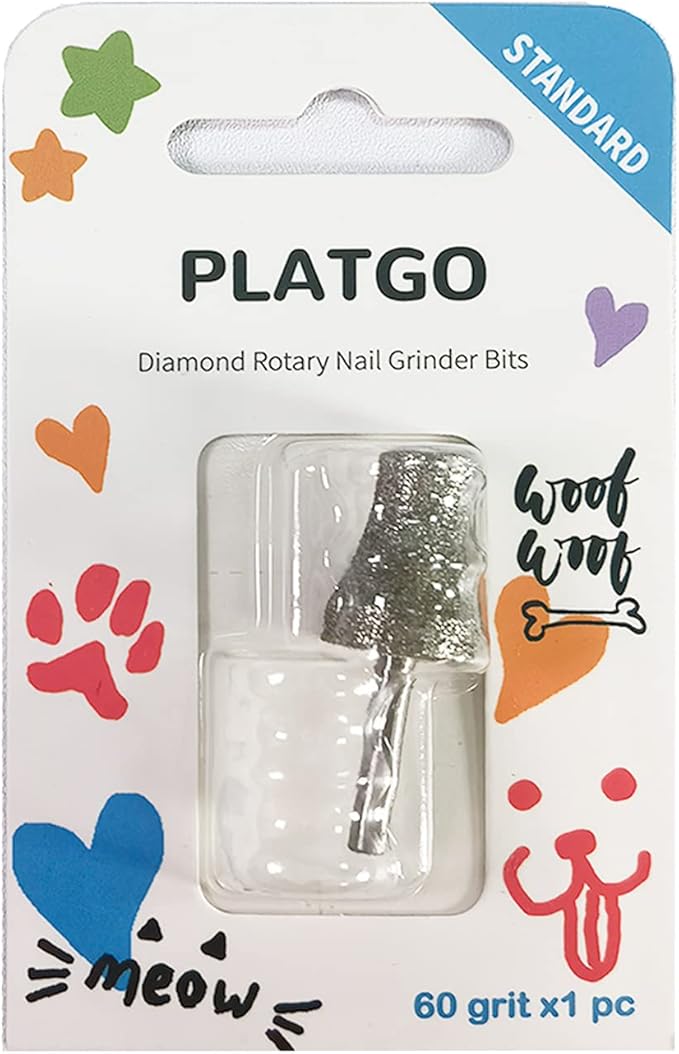 Diamond Dremel Dog Nail Grinder FlashB, Dogs&Pets Nail Care, 1/8'' Pet Nail Grinder Wheel Work with Dremel Sanding Drums for Animals Nail Care & Home Grinder Tools
