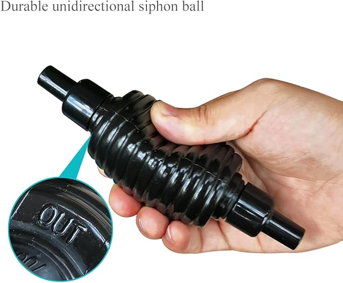 25ft Aquarium Vacuum Gravel Cleaner Fish Tank Cleaner Siphon Water Changer
