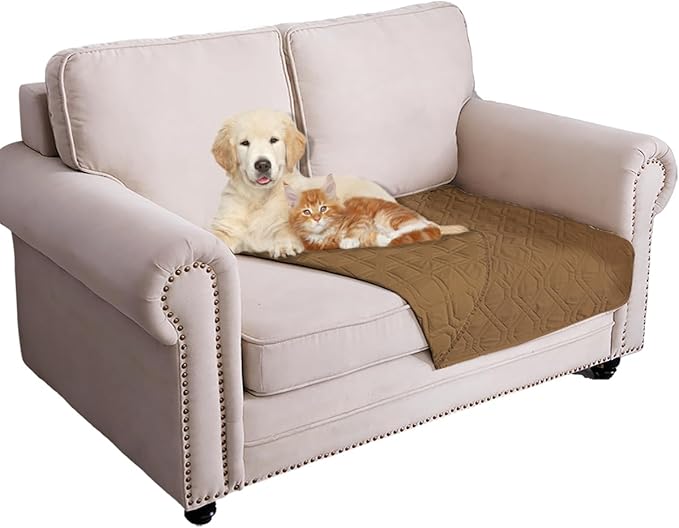 Ameritex Waterproof Dog Bed Cover Pet Blanket for Furniture Bed Couch Sofa Reversible