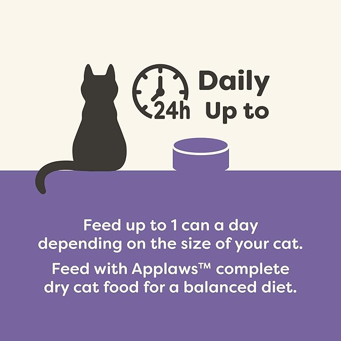 Applaws Natural Wet Cat Food, Limited Ingredient, Grain-Free, Protein with No Artificial Additives, Variety Pack in Broth (12 x 5.5oz Cans)