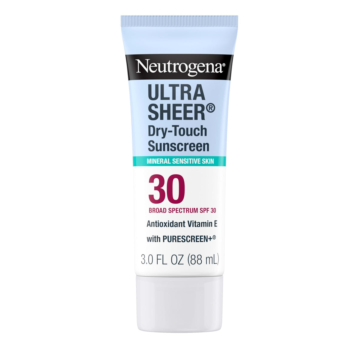 Neutrogena Ultra Sheer Dry Touch Sunscreen Lotion SPF 45 Broad Spectrum UVA UVB Protection Lightweight Water Resistant up to 80 Minutes Oil PABA Oxybenzone Free, 2-pack of 3 fl oz