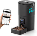 Automatic Cat Feeder,Camera 1080P HD - 6L Pet Feeder, 2.4/5G WiFi Smart App Control, Bluetooth Assist Link,Wide-Angle Lens,Automatic Feeder for Small and Medium-Sized Pets