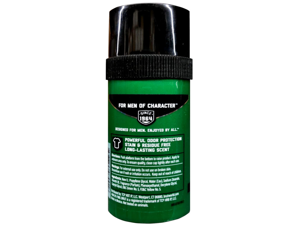 Brut Original Men’s Deodorant Stick 1.7oz - Long-Lasting Protection | Classic Fragrance