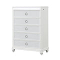Abigale - 5 Drawer Chest With LED Lighting - White