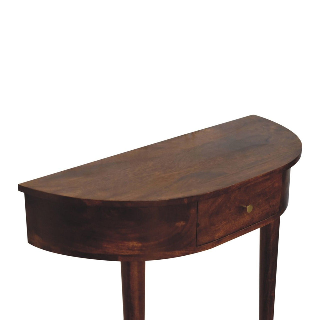 Backless Mounted Console - Brown