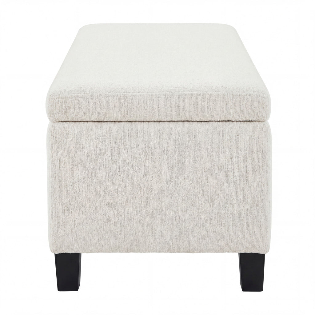 Upholstered Storage Ottoman Bench