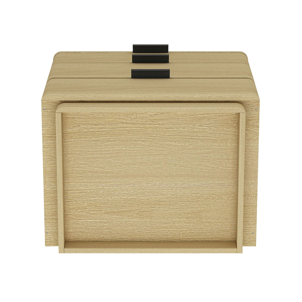 Payton - Nightstand & 3 Drawers - Oak