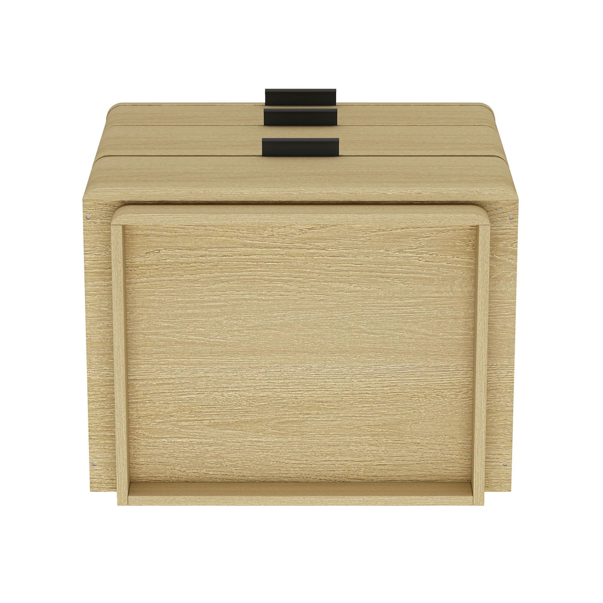 Payton - Nightstand & 3 Drawers - Oak