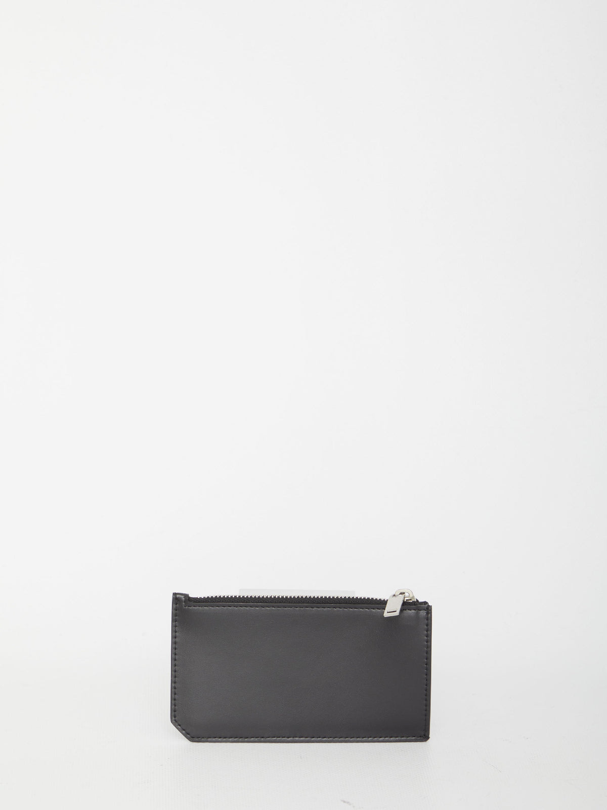 SAINT LAURENT Mini Monogram Zip Credit Card Holder