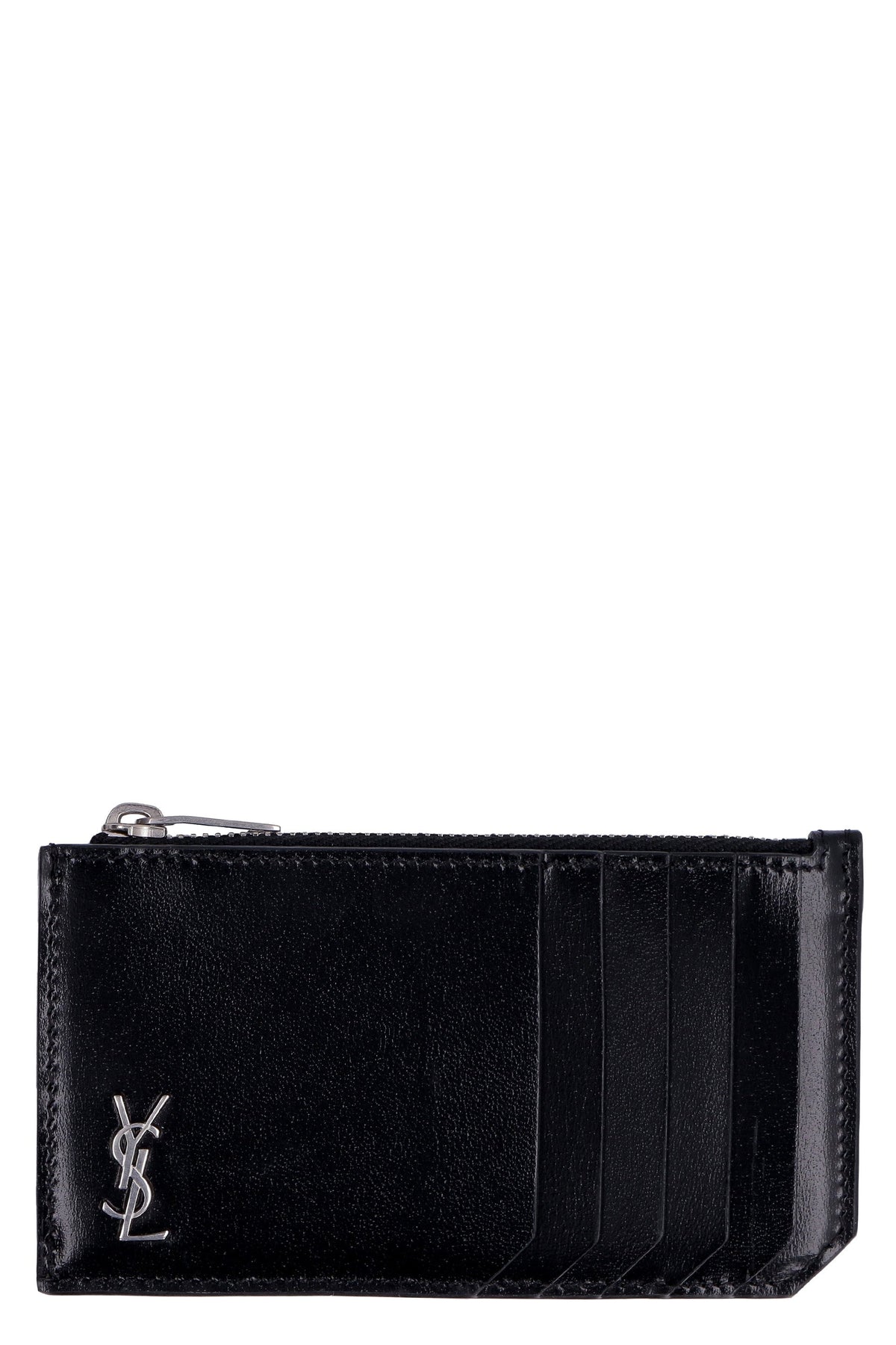 SAINT LAURENT Mini Logo Plaque Purse