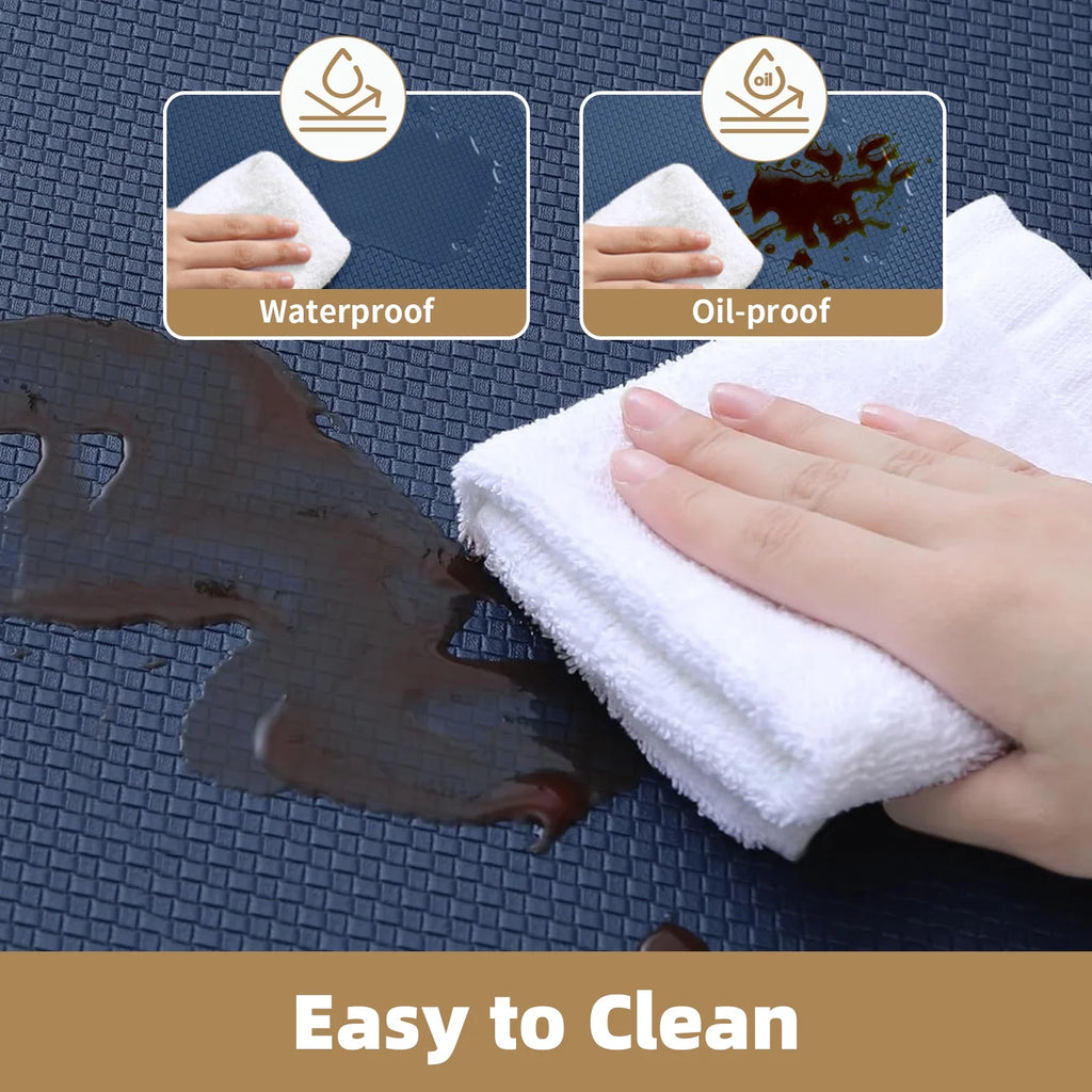 Kitchen Rug and Mat Kitchen Mat anti Fatigue, Non Slips Kitchen Floor Mat, Kitchen Rug or Mat Washable, 17"X 29", Blue