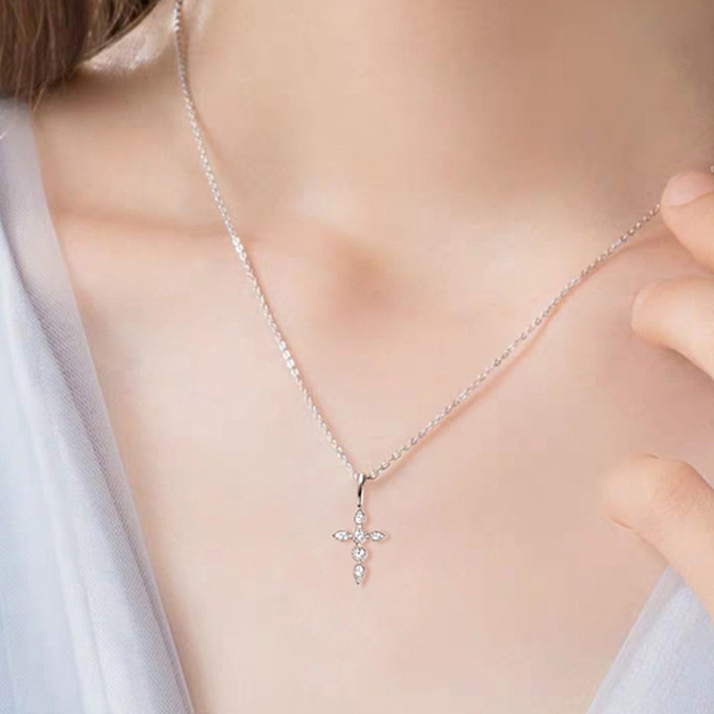 Sparkala™ Cross Pendant Necklace (18k Gold over Fine Sterling Silver)